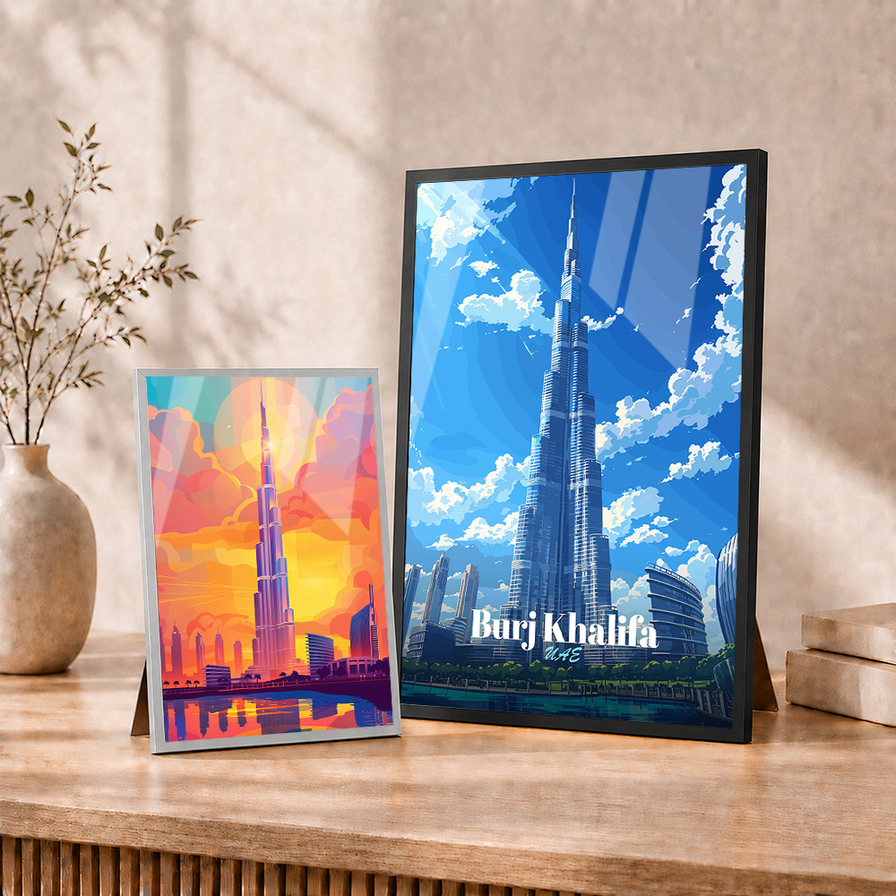 Dubai ／ UAE Framed Metal Print - огляд і ціна Home Office Dubai