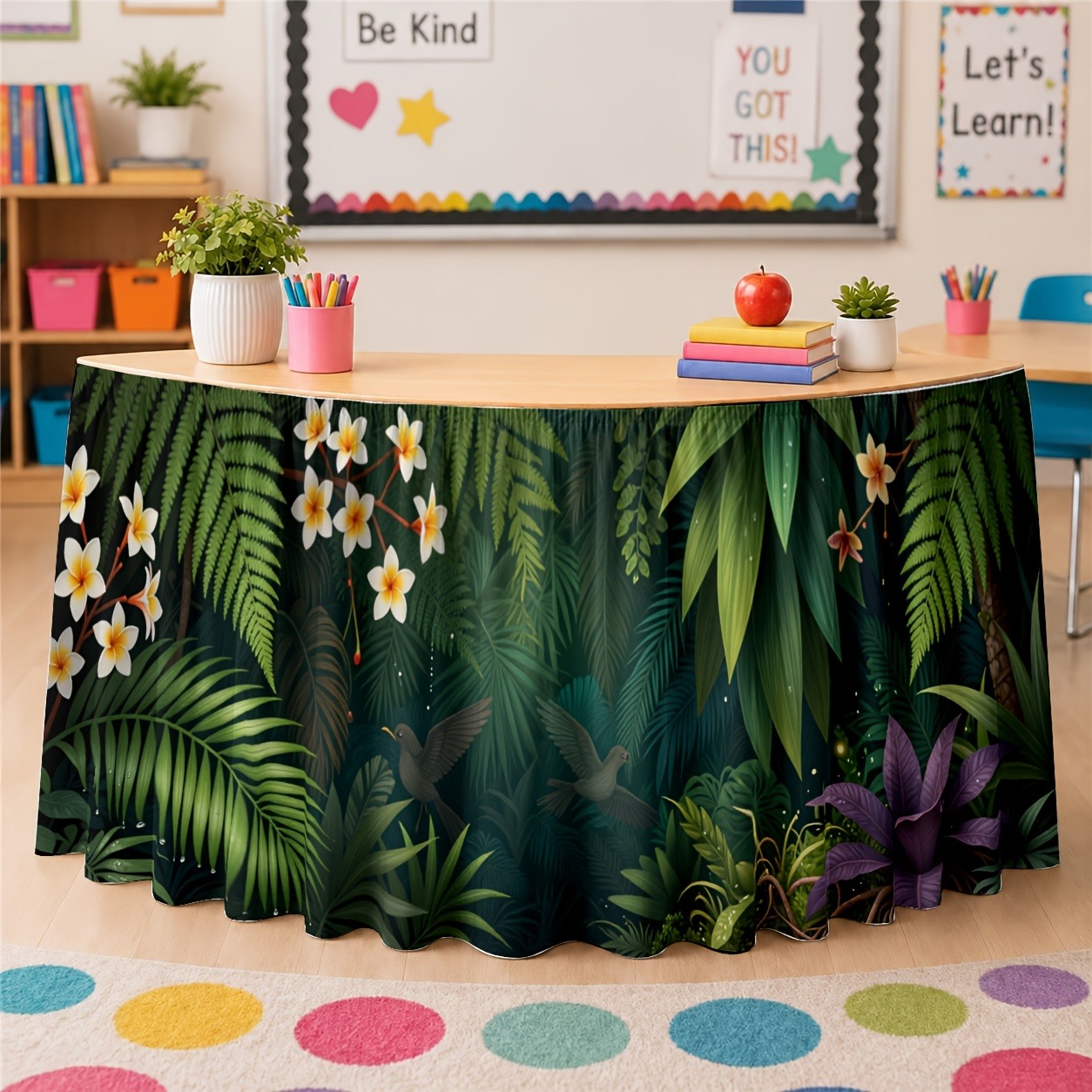 Green exotic plant decorations - огляд і ціна Home Office Work Table