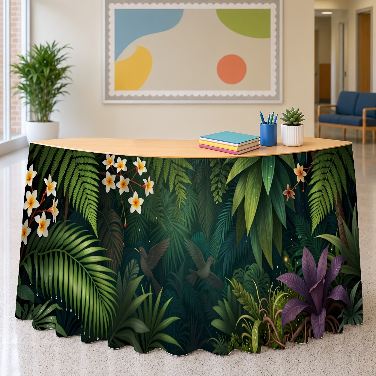 Green exotic plant decorations - огляд і ціна Home Office Work Table