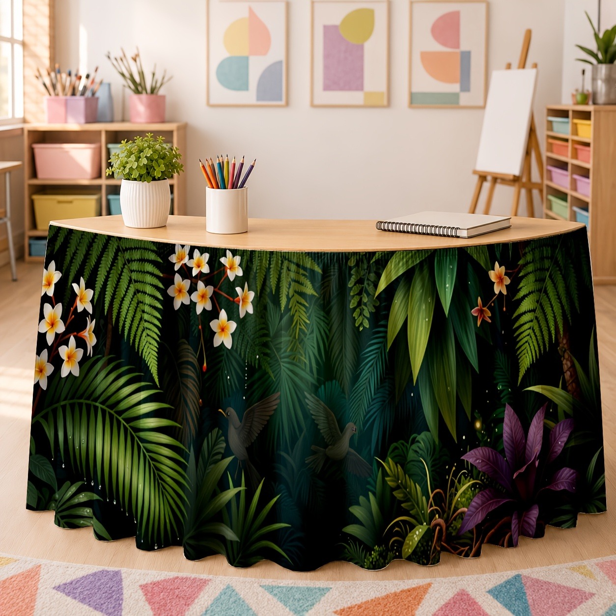 Green exotic plant decorations - огляд і ціна Home Office Work Table
