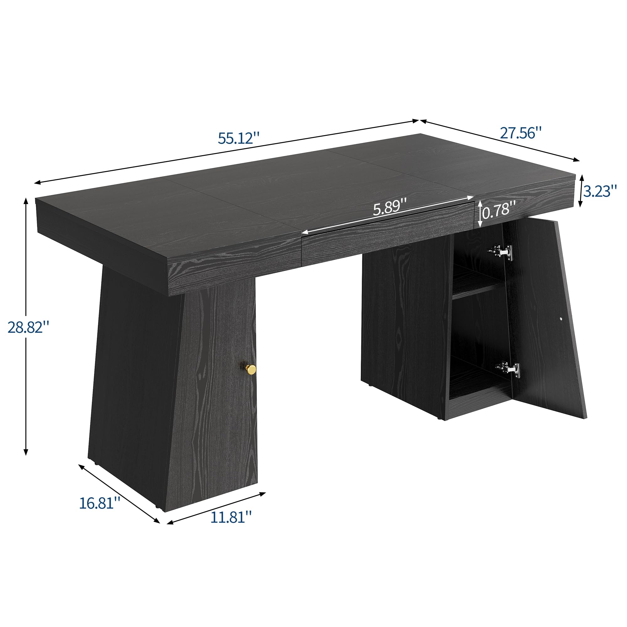 55 X 27.5 Inch Computer Desk W - огляд і ціна Home Office Work Table