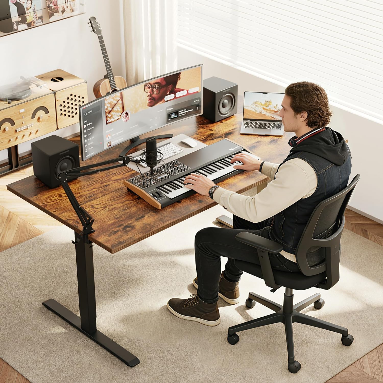 Electric Standing Desk, 55 x 2 - огляд і ціна Home Office Work Table