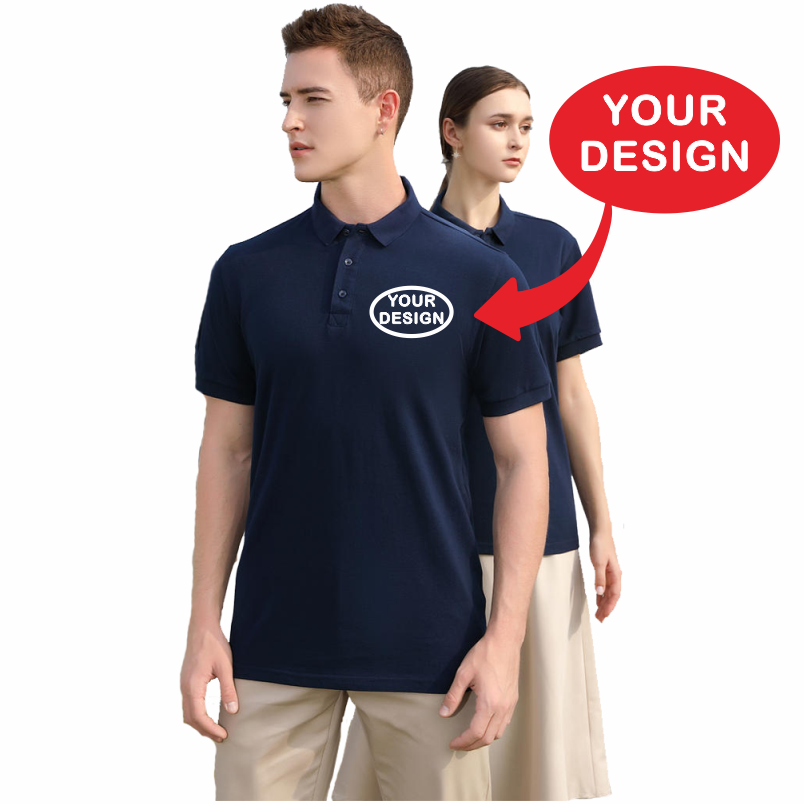 Summer Pure Cotton Polo Shirt  - огляд і ціна Home Office Logo