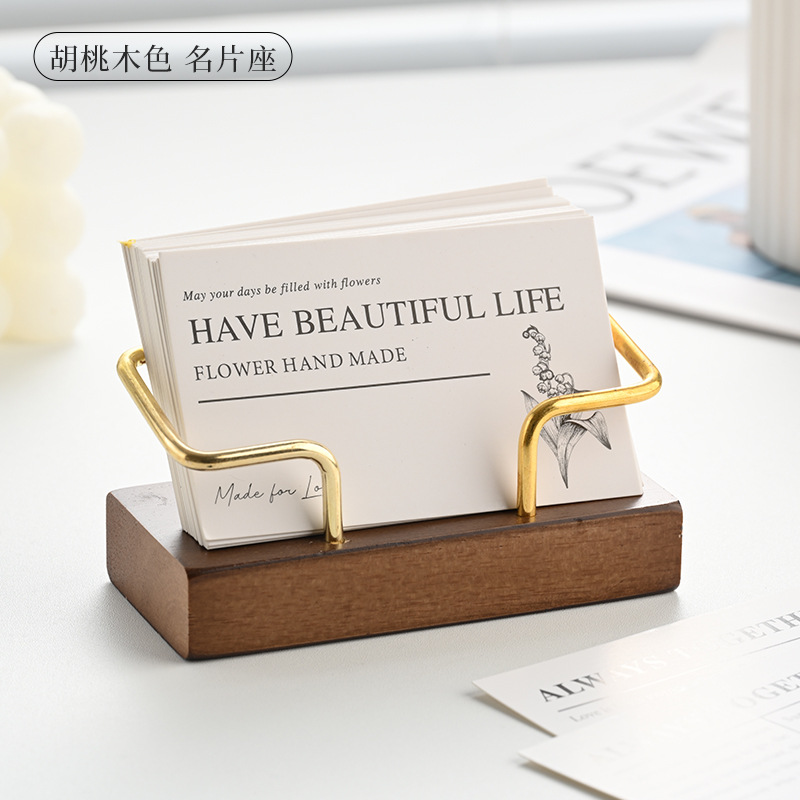 Wooden Business Card Holder Me - огляд і ціна Document Holder Stand