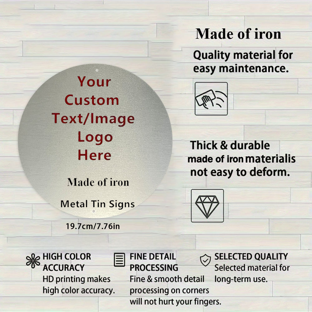 Custom Photo/Text Aluminum Sig - огляд і ціна Home Office Logo