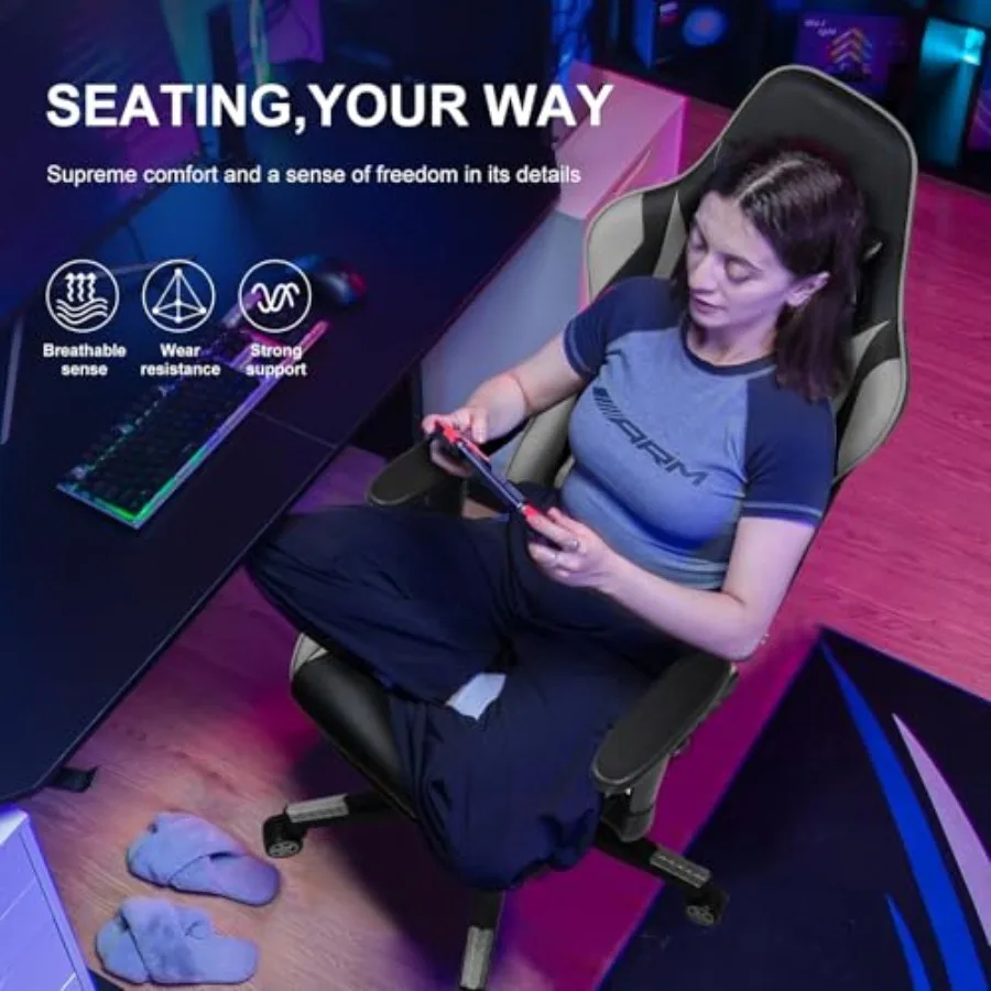 Gaming Chair with Footrest for - огляд і ціна Ergonomic Office Chair