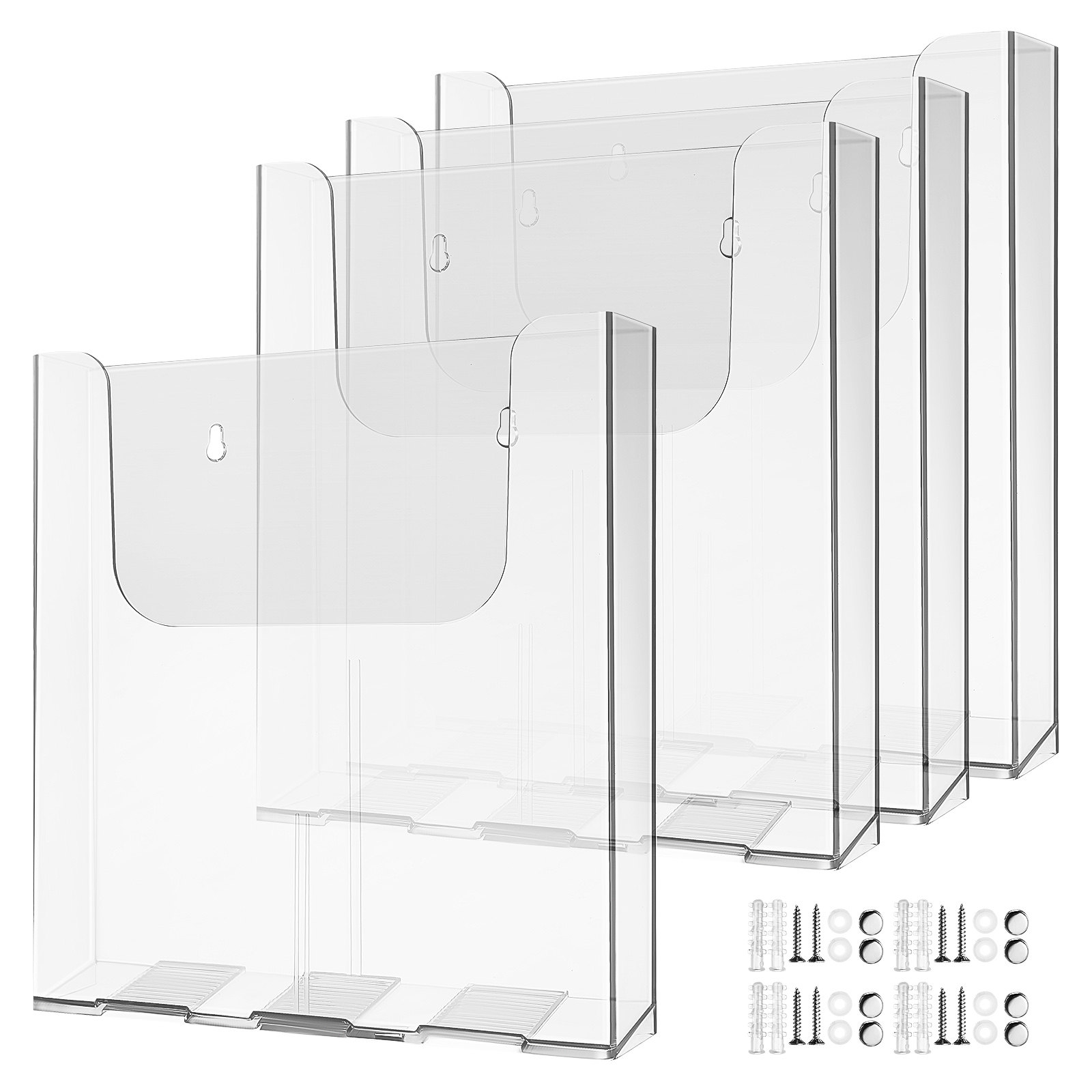 4Pcs Acrylic Wall Brochure Hol - огляд і ціна Document Holder Stand