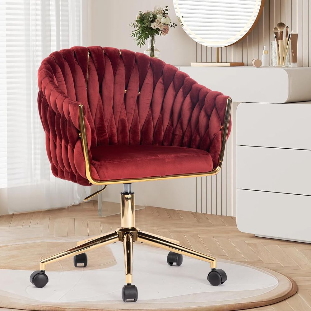 Velvet Office Chair, Vanity Ch - огляд і ціна Home Office Or