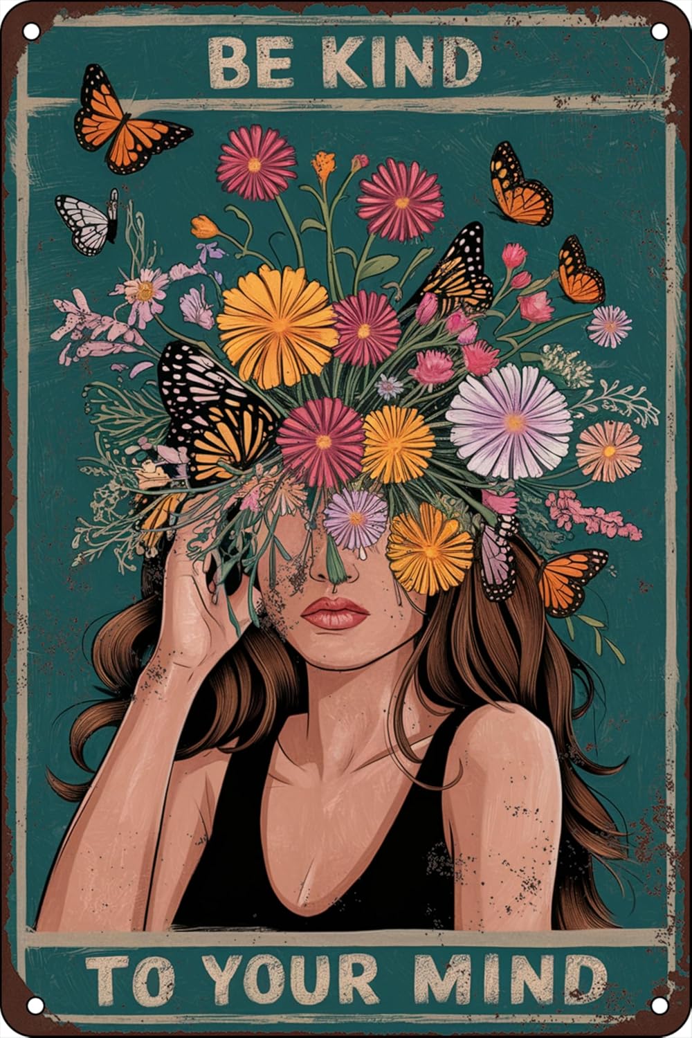 Y1,Be Kind to Your Mind Vintag - огляд і ціна Home Office Room Inspiration