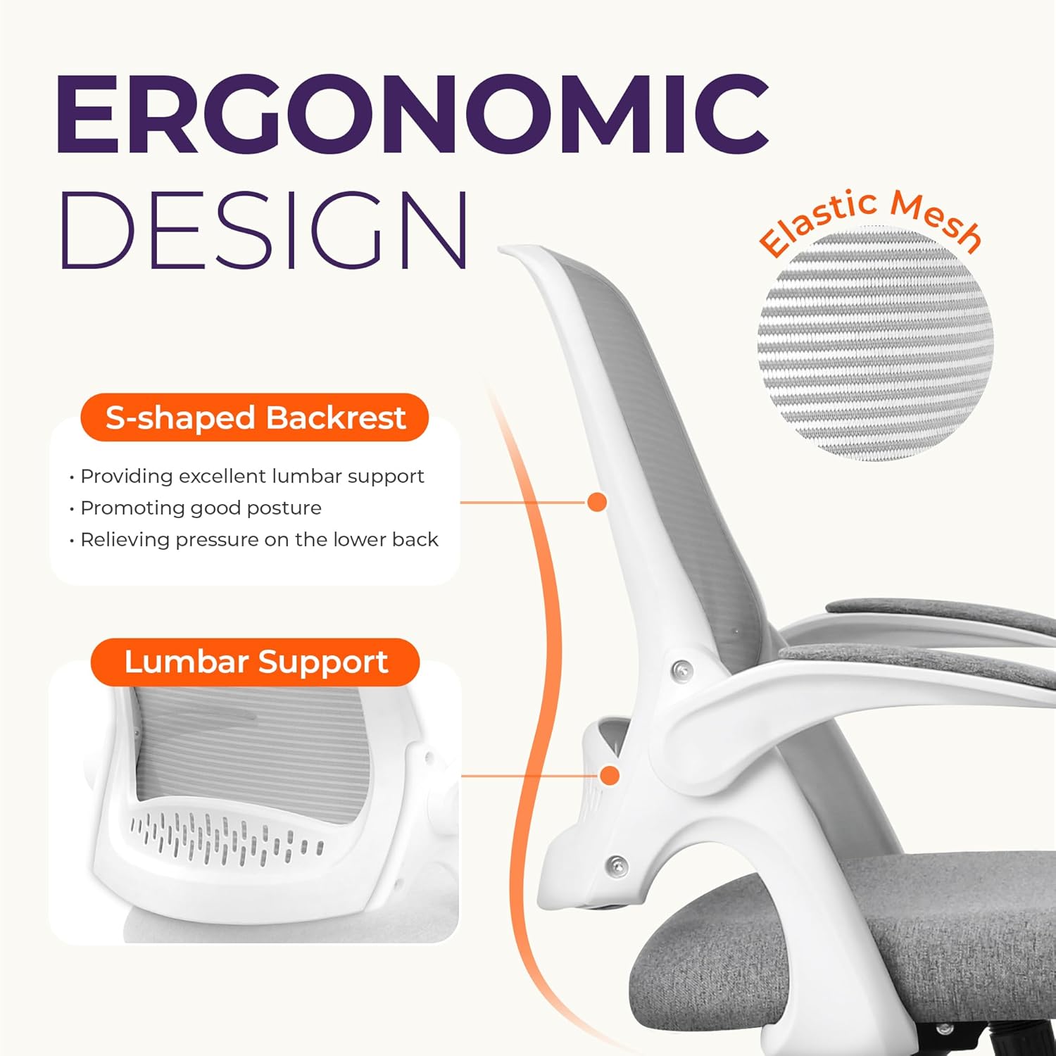 Ergonomic Mesh Office Chair wi - огляд і ціна Ergonomic Office Chair