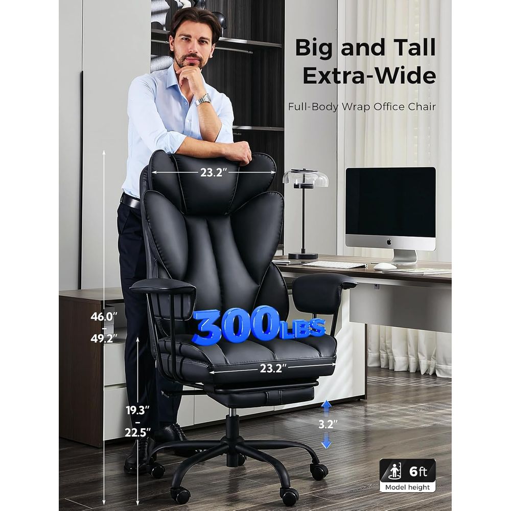Big and Tall Oice Desk Chair - - огляд і ціна Ergonomic Office Chair