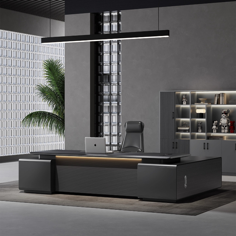Luxury L Shapes Computer Desk  - огляд і ціна Home Office Work Table