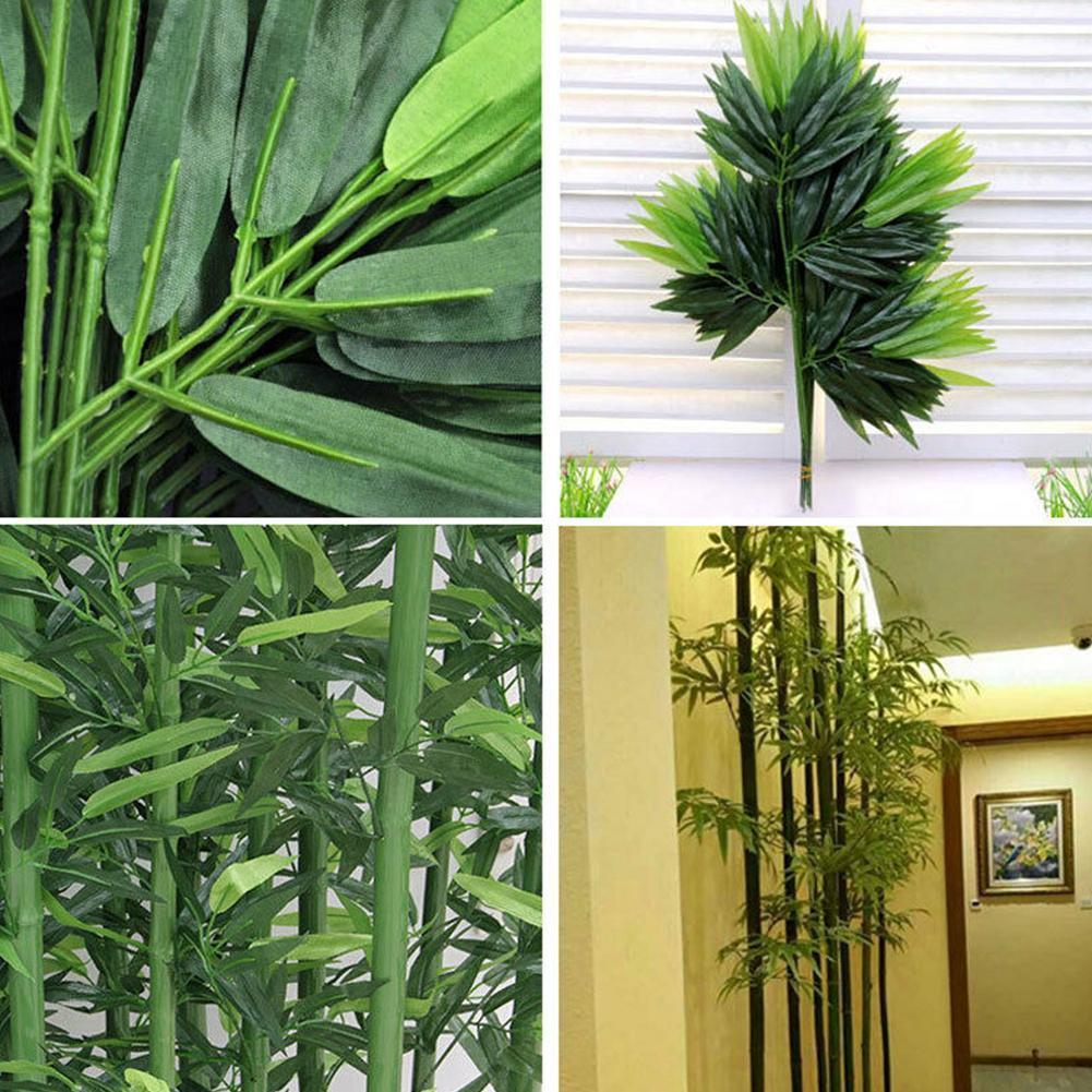 10pcs Artificial Green Bamboo  - огляд і ціна Home Office Layout