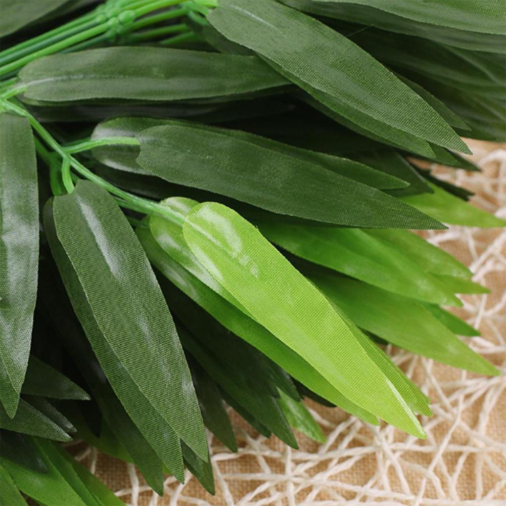 10pcs Artificial Green Bamboo  - огляд і ціна Home Office Layout