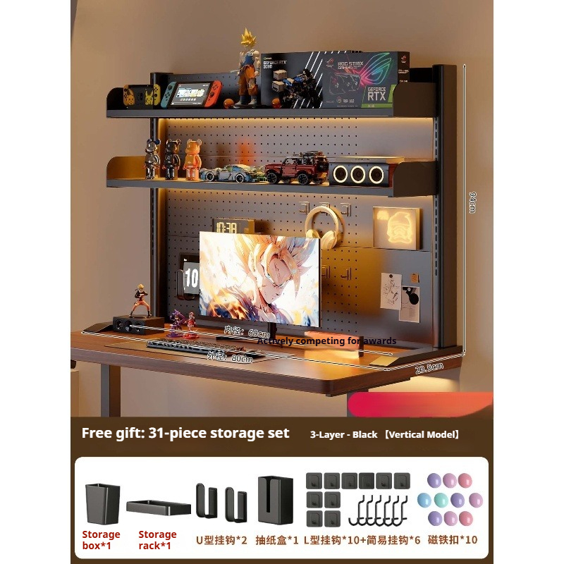 Clamp on Desk Shelf with Pegbo - огляд і ціна Home Office Work Table
