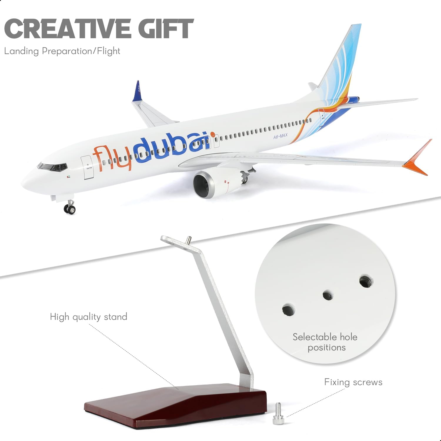 1/85 Scale Dubai B737 Resin Di - огляд і ціна Home Office Dubai