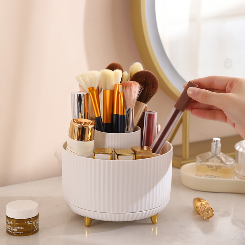1Pcs 360° Rotating Makeup Brus - огляд і ціна Home Office Work Table