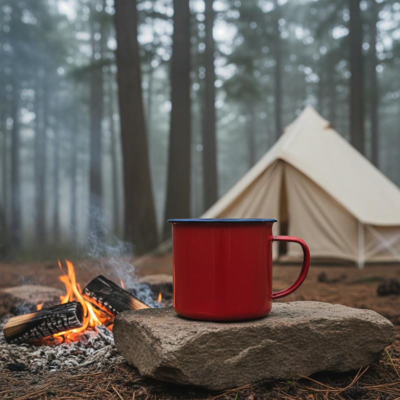 Durable Enamel Drinking Mugs C - огляд і ціна Home Office Logo