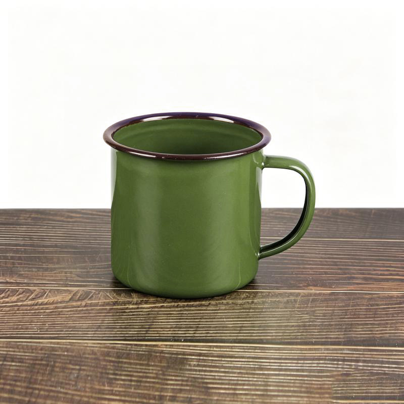 Durable Enamel Drinking Mugs C - огляд і ціна Home Office Logo