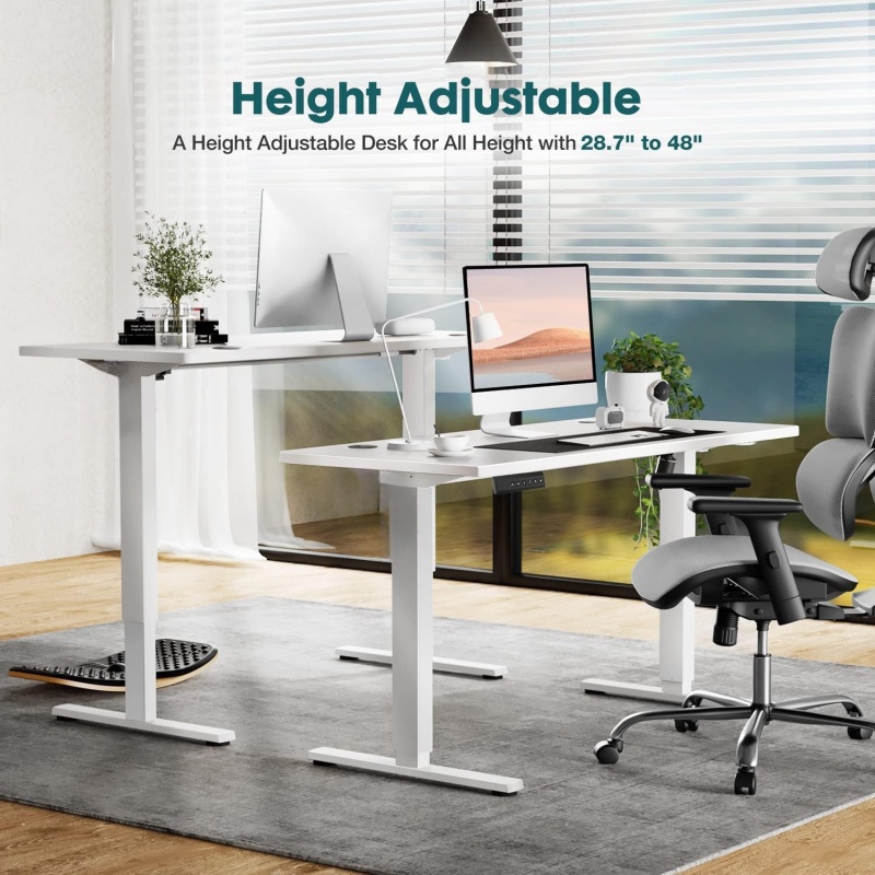 Electric Adjustable Height Com - огляд і ціна Home Office Work Table