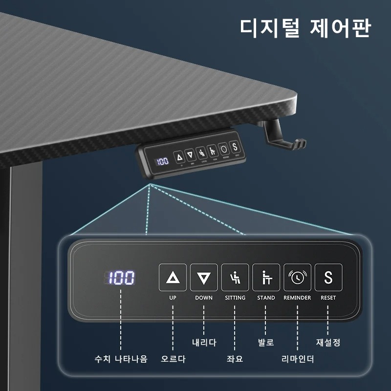 Electric Adjustable Height Com - огляд і ціна Home Office Work Table