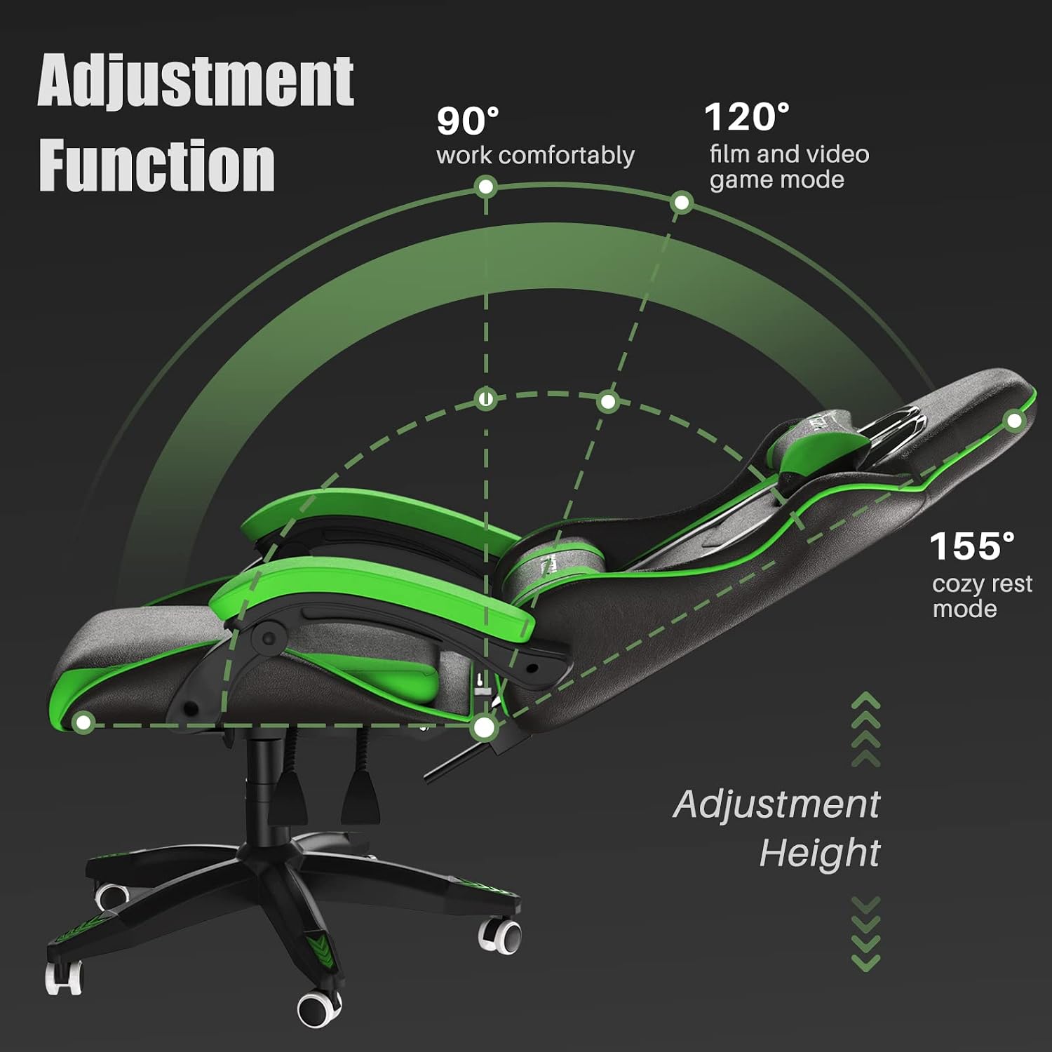 Ergonomic Gaming Chair PU Leat - огляд і ціна Ergonomic Office Chair