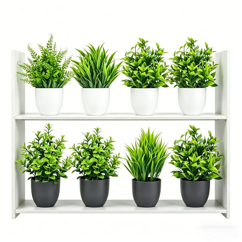 4pcs/set Mini Artificial Plant - огляд і ціна Home Office Layout