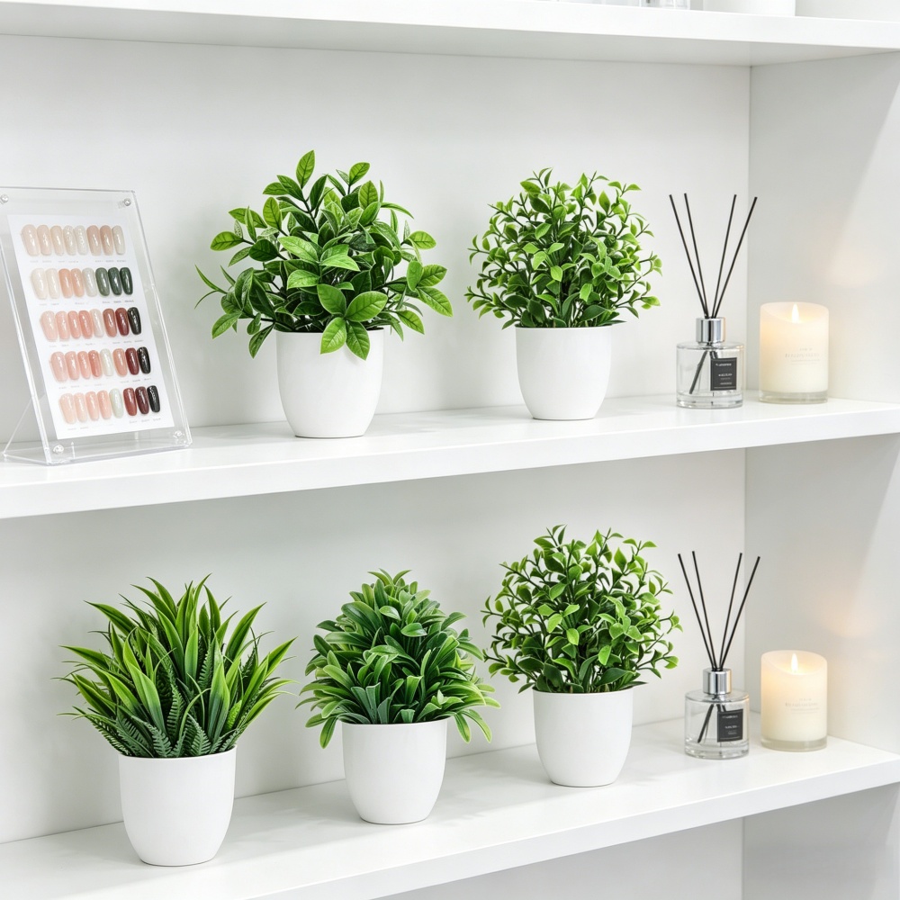 4pcs/set Mini Artificial Plant - огляд і ціна Home Office Layout