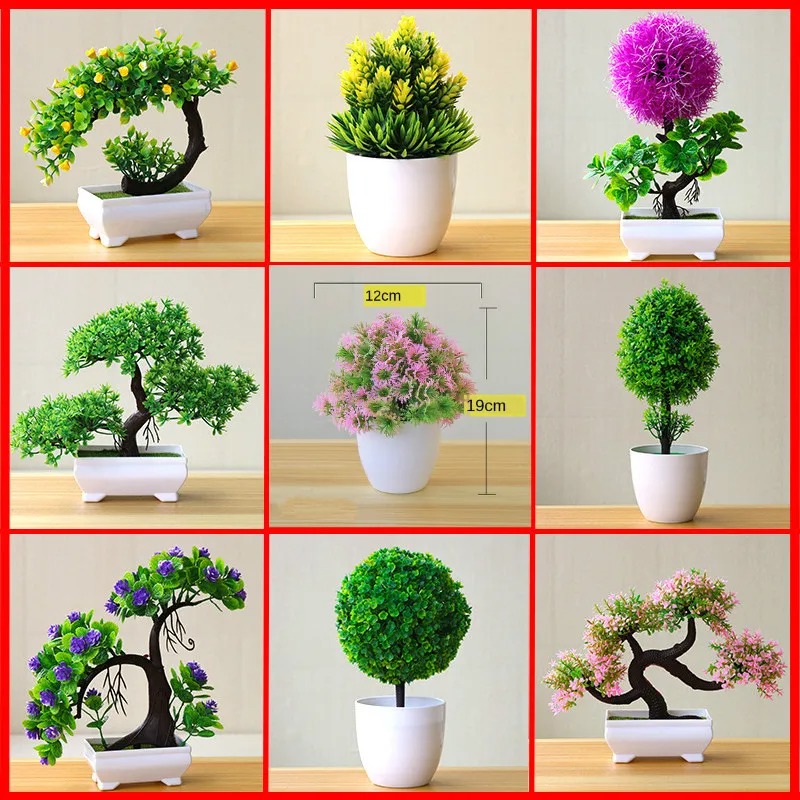 Artificial Small Tree Potted P - огляд і ціна Home Office Layout
