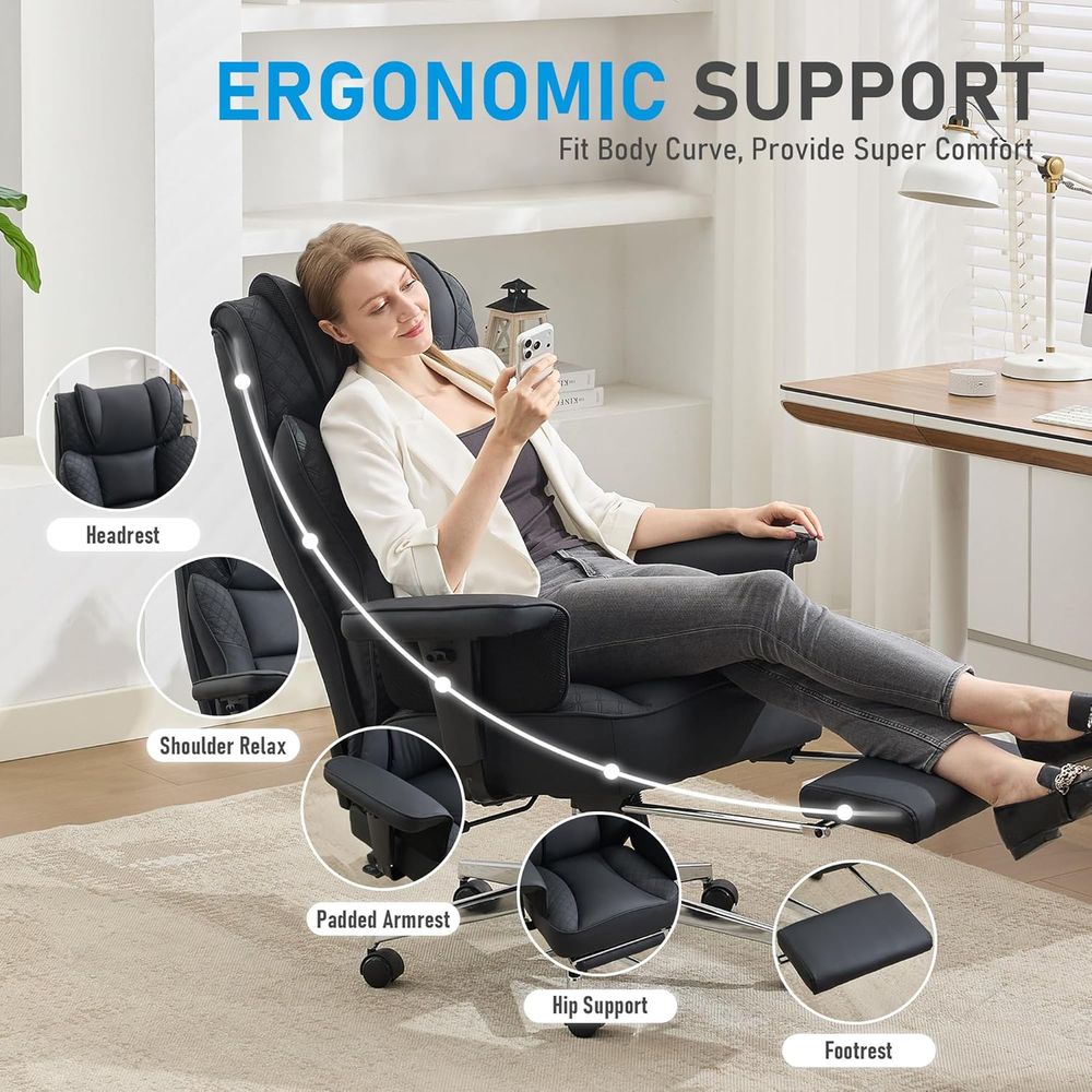 Big and Tall Oice Chair, Ergon - огляд і ціна Ergonomic Office Chair