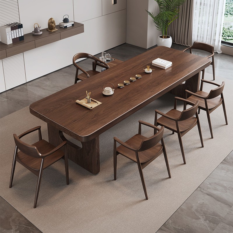 Wabi-Sabi Solid Wood Tea Table - огляд і ціна Home Office Room Inspiration